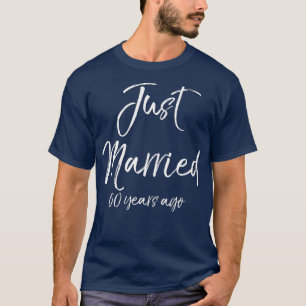 Camiseta Engraçado 60º aniversário oferece Recem casados 60
