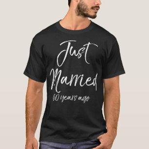 Camiseta Engraçado 60º aniversário oferece Recem casados 60