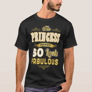 Camiseta Engraçado 60º Aniversário Princesa Faz 60 Olhos Fa