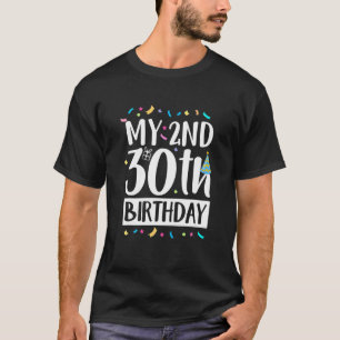 Camiseta Engraçado 60 De Aniversário Meu Segundo aniversári