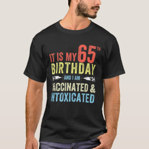 Camiseta Engraçado 65º Aniversário Gag 2021 Bday Quarant