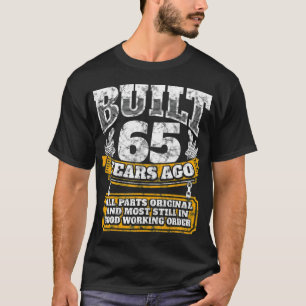 Camiseta Engraçado 65.º aniversário BDay Gift Dizendo 65