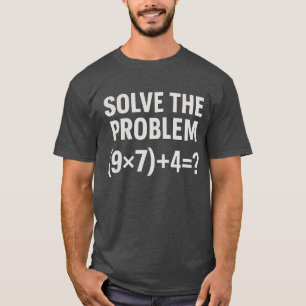 Camiseta Engraçado 67 Meme PEMDAS Elementar Professor de Ma