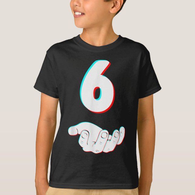 Camiseta Engraçado 67 Seis Sete Meme Casal Combinando Hallo (Frente)