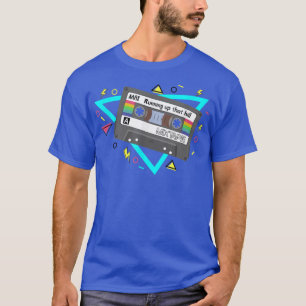 Camiseta Engraçado, 80 Anos Mas Mi, Correndo No Colina