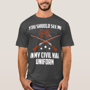 Camiseta Engraçado A Minha Guerra Civil - Repromulgação 