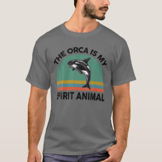 Camiseta Engraçado A Orca É O Meu Espírito Para A Kille De 