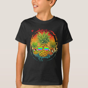 Camiseta Engraçado Abacaxi Summer Vibes