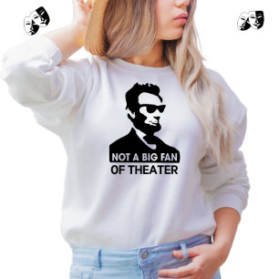 Camiseta Engraçado Abe Lincoln White Sweet