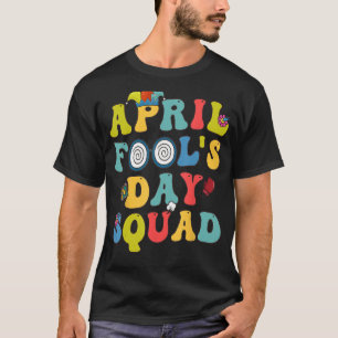 Camiseta Engraçado abril tolo Brincadeira de quadrado de ab