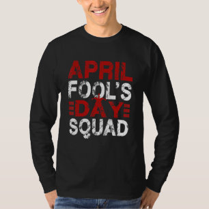 Camiseta Engraçado abril tolo Brincadeira de quadrado de ab