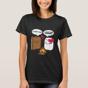 Camiseta Engraçado Acampamento Casais Adoram
