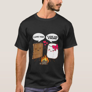 Camiseta Engraçado Acampamento Casais Adoram