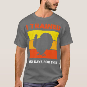 Camiseta Engraçado Ação de Graças Correndo Trot Turco I Tre