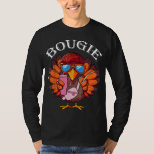 Camiseta Engraçado Ação de Graças Turquia Trendy Bougie Fal