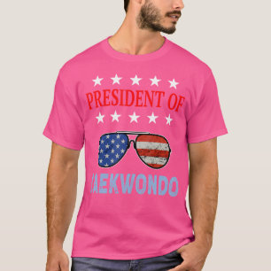 Camiseta Engraçado Acessórios Taekwondo Usa Sinalizador Tae