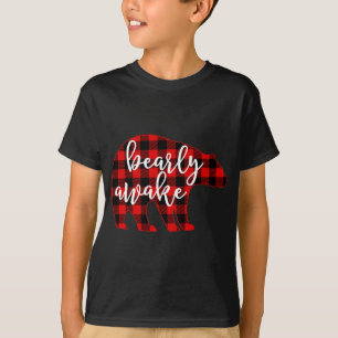 Camiseta Engraçado Acordar. Bear Pun. Cristo de Xadrez de B