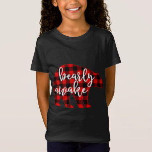 Camiseta Engraçado Acordar. Bear Pun. Cristo de Xadrez de B