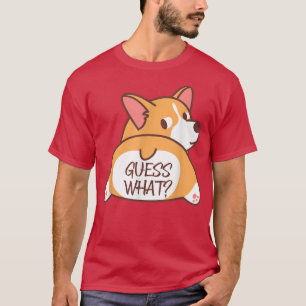 Camiseta Engraçado Adivinhem Que Homens De Cachorro De Corg