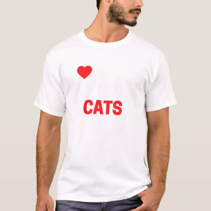 Camiseta Engraçado, Adoro Gatos Para O Amor De Gatinho De G