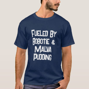 Camiseta Engraçado África do Sul Alimentado por Bobotie Men