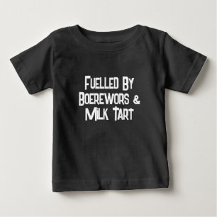 Camiseta Engraçado África Do Sul Alimentado Por Boerworms