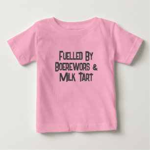 Camiseta Engraçado África Do Sul Alimentado Por Boerworms