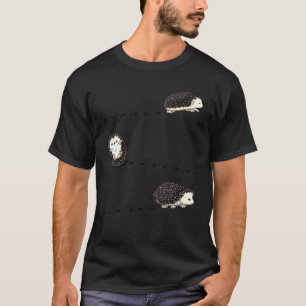 Camiseta Engraçado Africano Bellying Figurume Cute Hedgeh