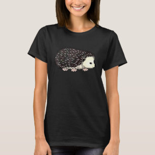 Camiseta Engraçado Africano Bellying Figurume Cute Hedgeh