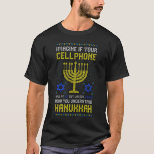Camiseta Engraçado Agora Você Entender Hanukkah Feriado Jud