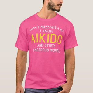 Camiseta Engraçado Aikido Para Amantes De Artes Marciais
