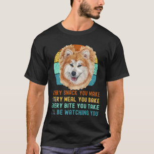 Camiseta Engraçado Akita Inu ou Cachorro Kuma Inu Cada lanc