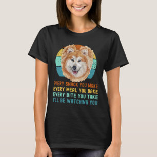 Camiseta Engraçado Akita Inu ou Cachorro Kuma Inu Cada lanc