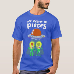 Camiseta Engraçado Alienígena de Avocado Cute Vegan Vimos P