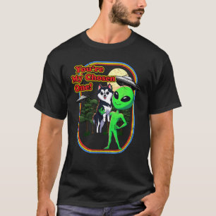 Camiseta Engraçado Alienígena Klee Kai Você foi Escolhido U