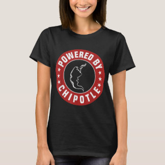 Camiseta Engraçado Alimentado Por Chipotle Design Chili Pep