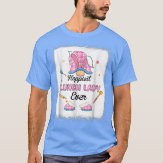 Camiseta Engraçado Almoço Hoppiest Lady Ever Xadrez Gnome B