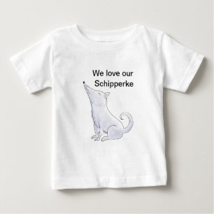Camiseta Engraçado Aloof Schipperke Dog Cartoon