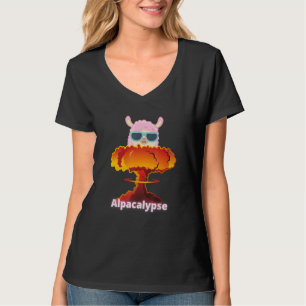 Camiseta Engraçado Alpacalypse Llamageddon Estranho Alpaca 