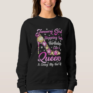 Camiseta Engraçado Alto Salto Uma Rainha Foi Nascer Em Jane