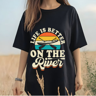 Camiseta Engraçado amante da natureza Ribeirinha Aventura