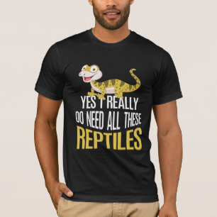 Camiseta Engraçado amante dos répteis Crianças Fã dos a