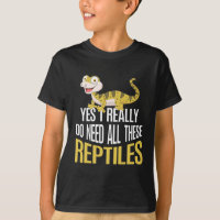 Engraçado amante dos répteis Crianças Fã dos anima