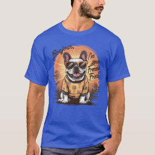 Camiseta Engraçado amigo Buldog francês Vintage