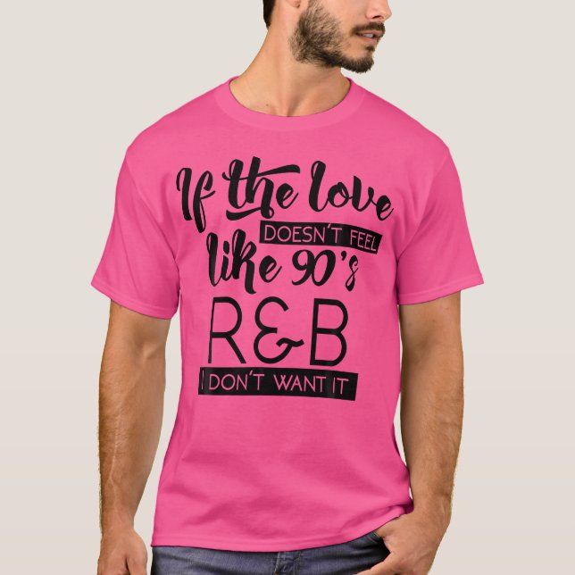Camiseta Engraçado Amor 90S Rb Música Ao Longo Do Tempo Gif (Frente)