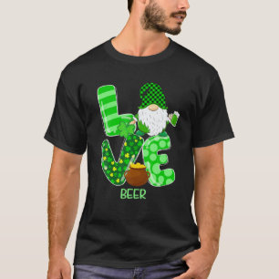 Camiseta Engraçado amor Cerveja Gnomos Homens Dias de São P