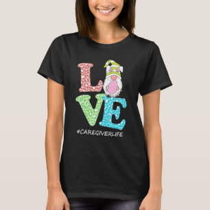 Camiseta Engraçado Amor Gnomo Cuidador da Vida Leopardo Fel