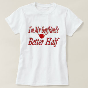 Camiseta Engraçado Amor Namorado citar texto vermelho