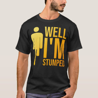 Camiseta Engraçado Amputee Design Para Homens Mulheres Pern