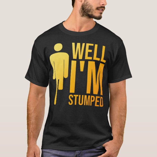 Camiseta Engraçado Amputee Design Para Homens Mulheres Pern (Frente)